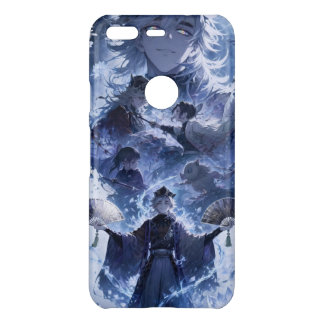 Ice Anime Phone Case – Frost Spirit Fantasy Art, B