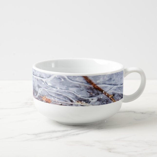 Ice art 1 soup mug (Left)