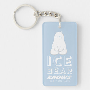 Ice Bear Knows Keychain