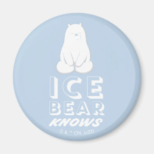 Ice Bear Knows Magnet