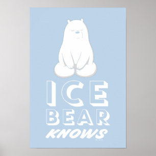 Ice Bear Knows Poster