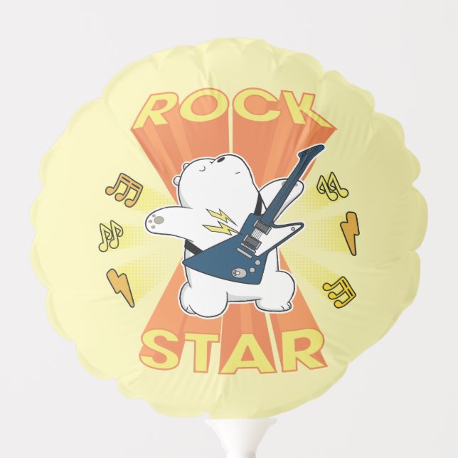Ice Bear - Rock Star Balloon (Front)