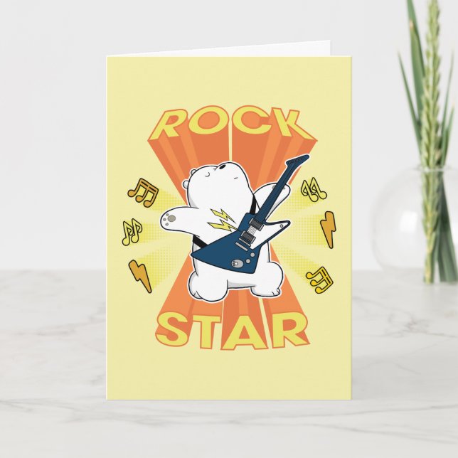 Ice Bear - Rock Star Card (Front)