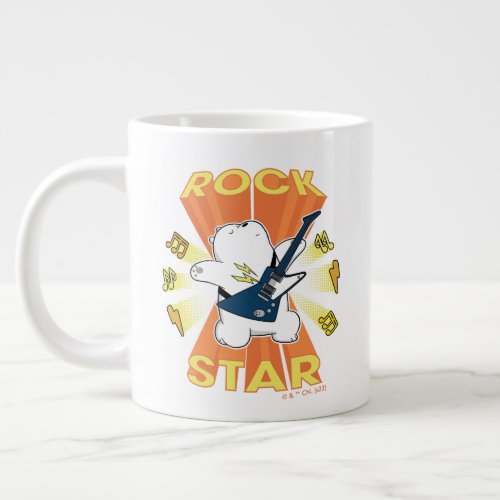Ice Bear _ Rock Star Giant Coffee Mug