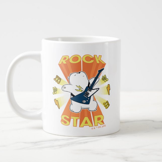 Ice Bear - Rock Star Giant Coffee Mug (Left)