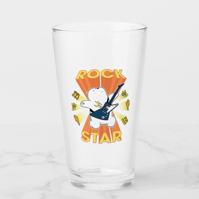 Ice Bear - Rock Star Glass (Front)