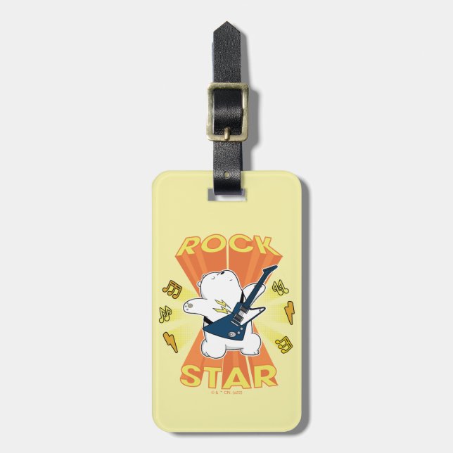 Ice Bear - Rock Star Luggage Tag (Front Vertical)