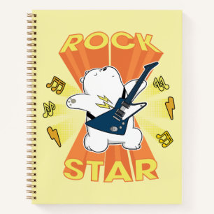 Ice Bear - Rock Star Notebook