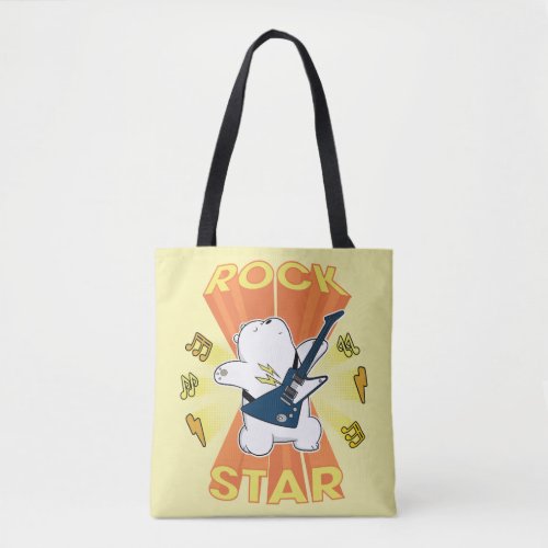 Ice Bear _ Rock Star Tote Bag