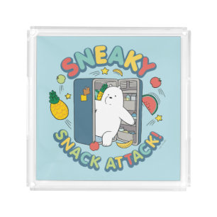 Ice Bear - Sneaky Snack Attack! Acrylic Tray