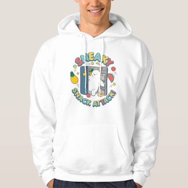 Ice Bear - Sneaky Snack Attack! Hoodie (Front)