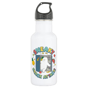Ice Bear - Sneaky Snack Attack! Stainless Steel Water Bottle