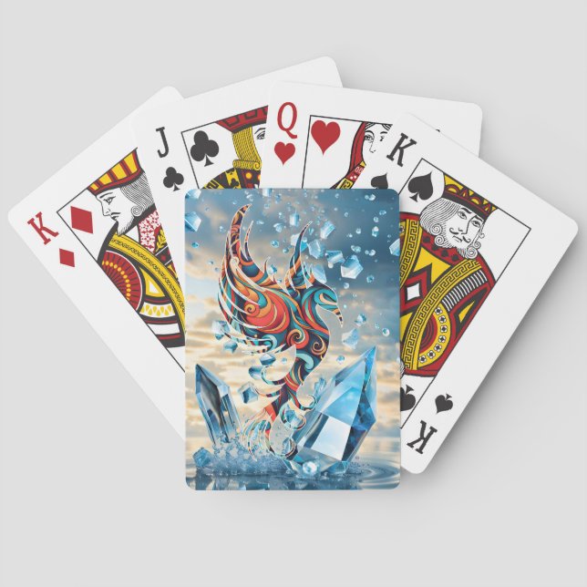 Ice Bird Poker Cards (Back)