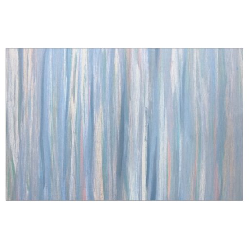 Ice-Blue Craft | Icy Silver Peach Cool Brushstroke Fabric
