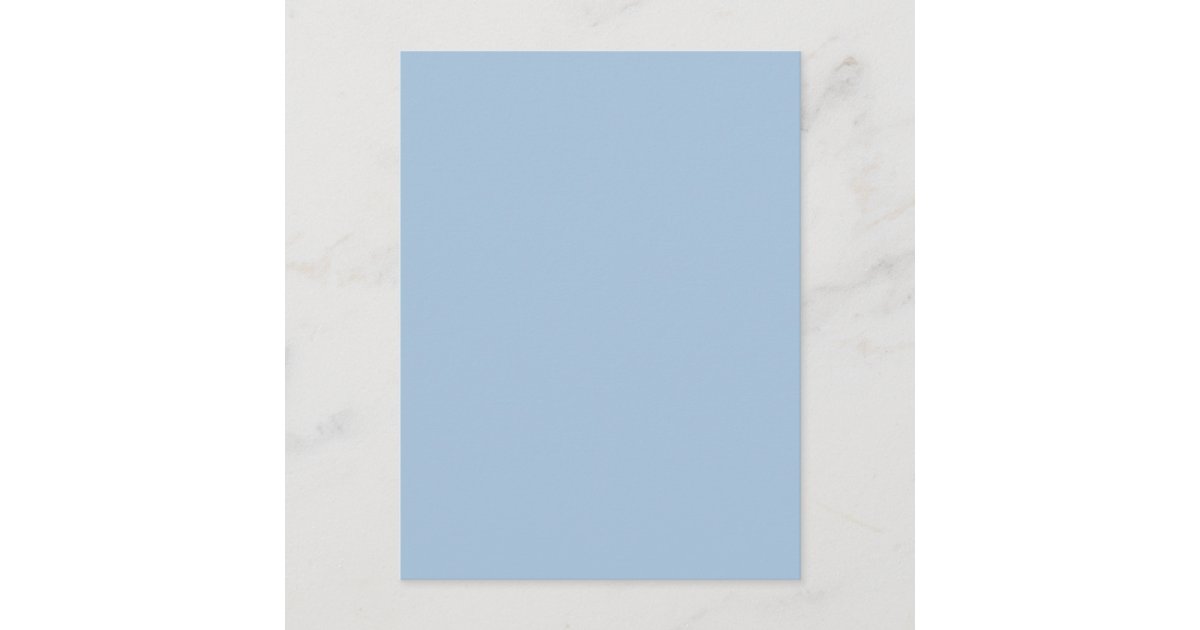 Ice Blue Light Baby Solid Trend Color Background Postcard Zazzle Com