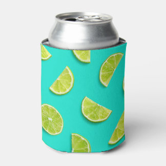 Ice Blue Lime Fruit Summer Can Cooler