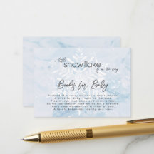 Ice Blue Little Snowflake Winter Books for Baby