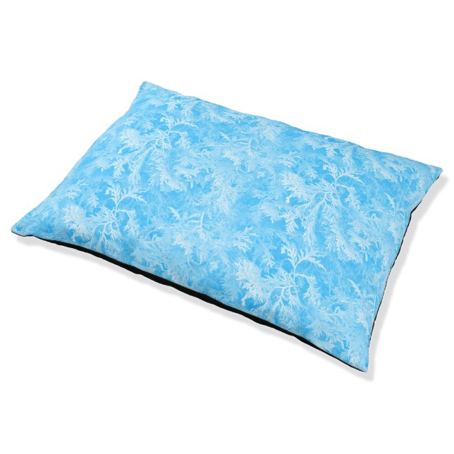 Ice Blue Pet Bed (Angled)
