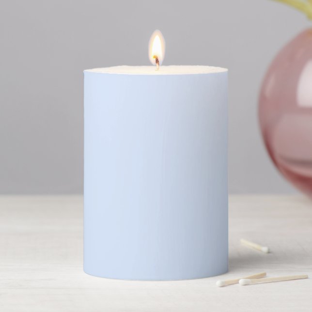 Ice Blue  Pillar Candle (In Situ)