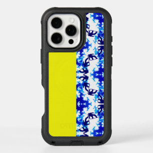 Ice Blue Snowboarder Sky Yellow Snowboarding Sport iPhone 16 Pro Max Case