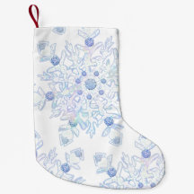 Ice blue snowflake