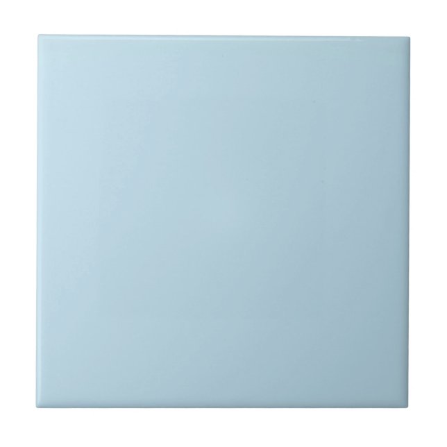 Ice Blue Solid Color Ceramic Tile (Front)
