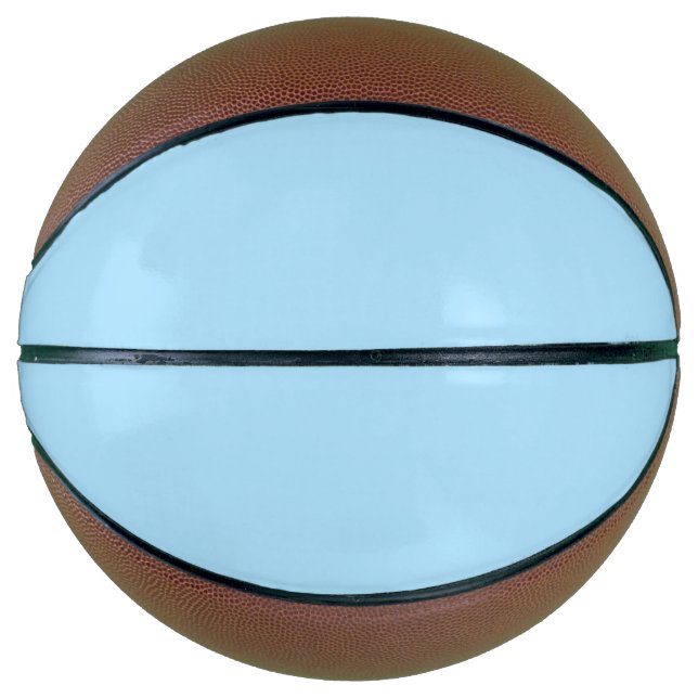 Ice Blue Solid Color | Classic | Elegant Basketball (Front)