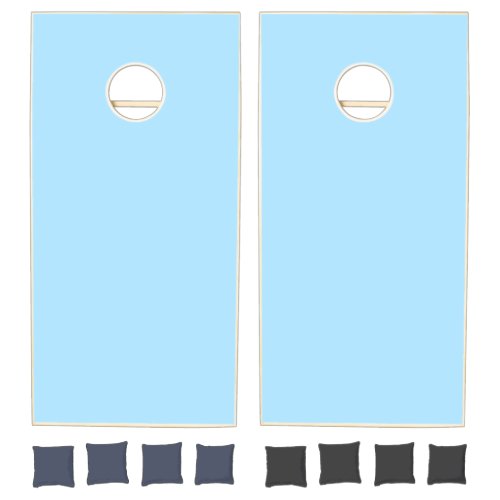 Ice Blue Solid Color  Classic  Elegant Cornhole Set