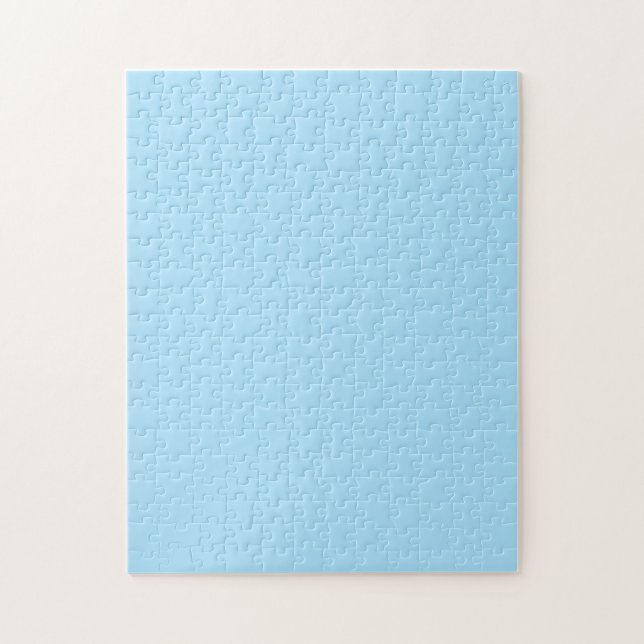 Ice Blue Solid Color | Classic | Elegant Jigsaw Puzzle (Vertical)