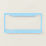 Ice Blue Solid Color | Classic | Elegant License Plate Frame<br><div class="desc">Ice Blue Solid Color | Classic | Elegant | Trendy | Stylish | Gift</div>