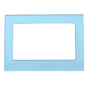 Ice Blue Solid Color   Classic   Elegant Magnetic Frame