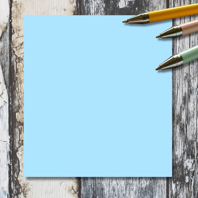 Ice Blue Solid Color | Classic | Elegant Notepad (Creator Uploaded)