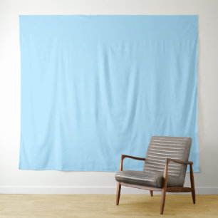 Ice Blue Solid Color Classic Elegant Tapestry