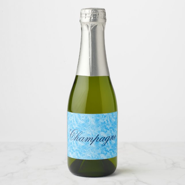 Ice Blue Sparkling Wine Label (Front)