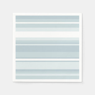 Ice blue stripes napkins