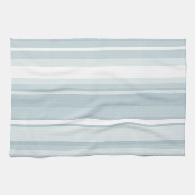 Ice blue stripes towel (Horizontal)