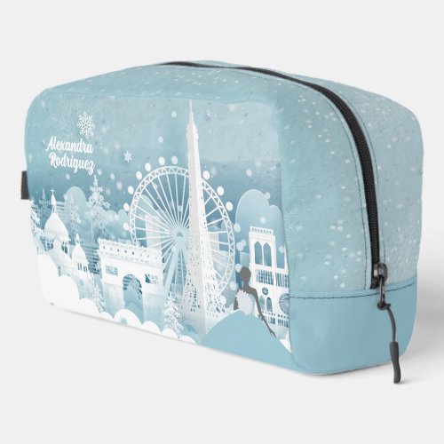 Ice Blue Winter in Paris Dopp Kit