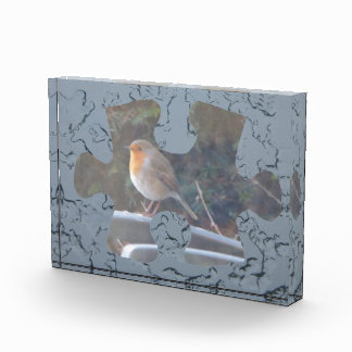 Ice Border Puzzle Piece Photo Block