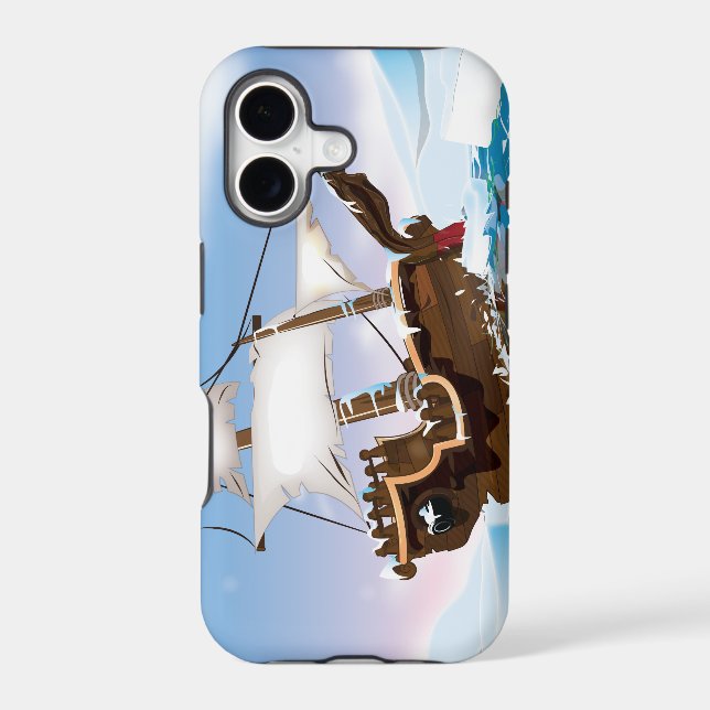 Ice Breaker Ship Iphone Case (Back)