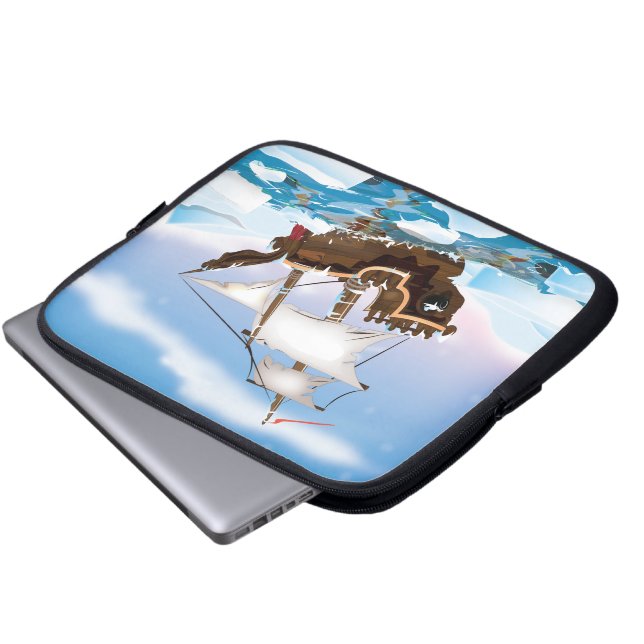Ice Breaker Ship Laptop Sleeve (Front Bottom)