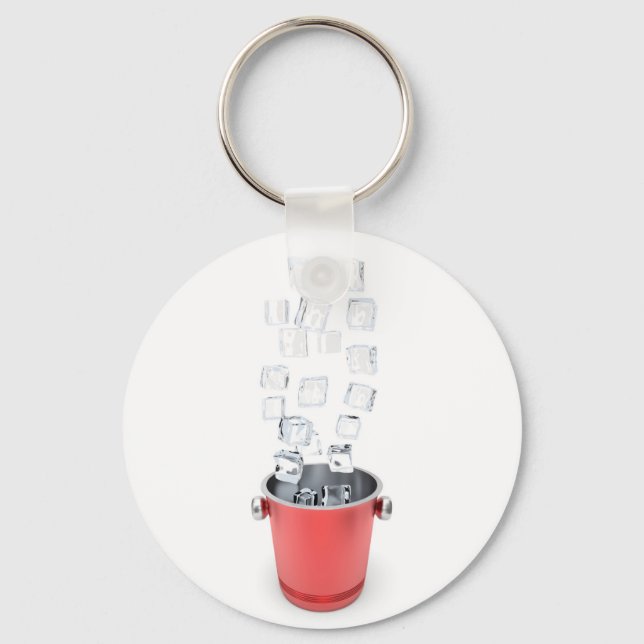 Ice bucket keychain (Front)
