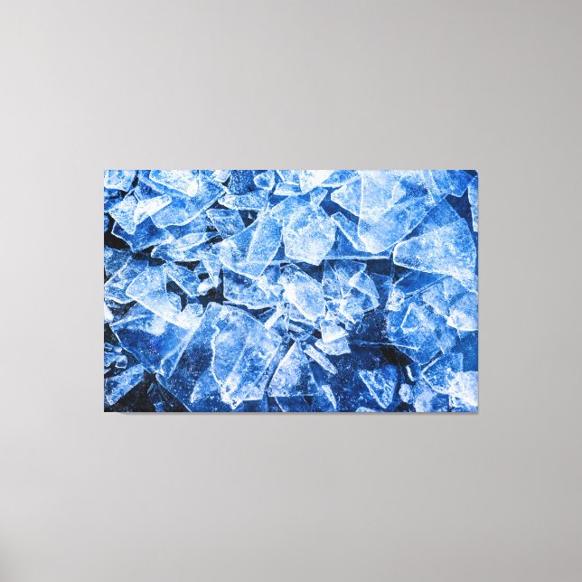 Ice Canvas Print (Front)