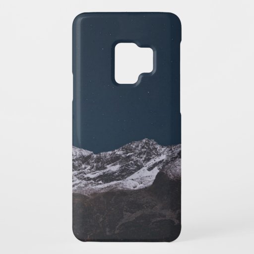 ICE-CAPPED MOUNTAIN AT NIGHT Case-Mate SAMSUNG GALAXY S9 CASE