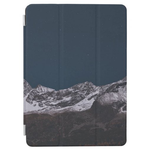 ICE-CAPPED MOUNTAIN AT NIGHT iPad AIR COVER