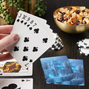 Ice Castle of Frozen Dreams Poker Cards