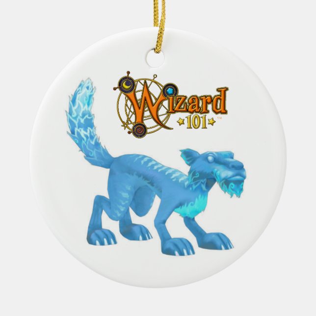 Ice Cat Ornament (Front)