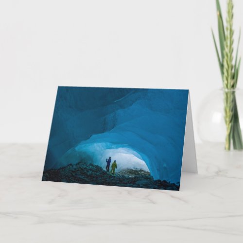 Ice Caves on the Juneau Icefield Blank Inside Card