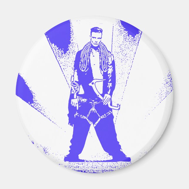 Ice Climb Baby Magnet (Front)