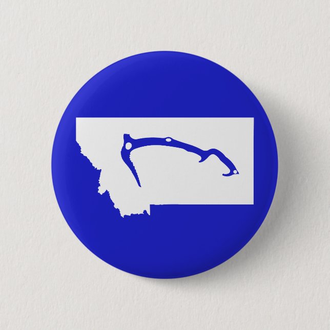 Ice Climb Montana Button (Front)