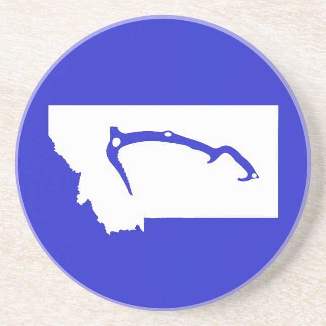 Ice Climb Montana Drink Coaster (Front)